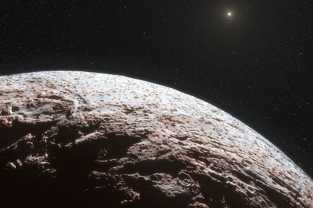 Dwarf Planet Beyond Pluto Lacks Atmosphere